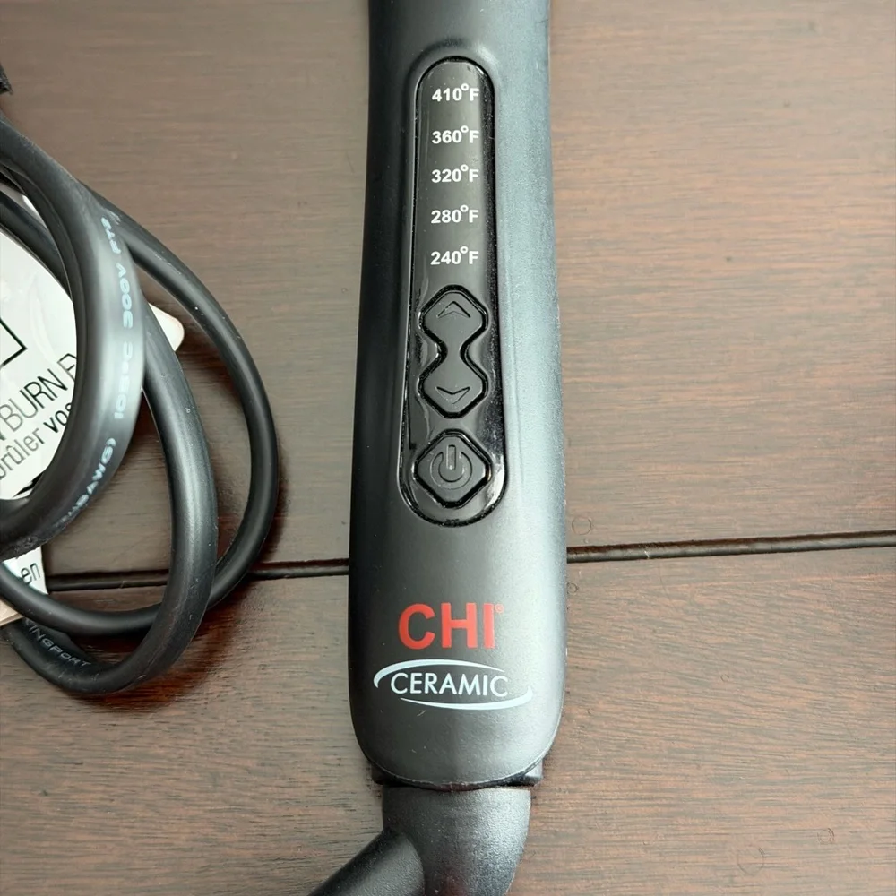 CHI Ceramic 1” Curling Iron - Gold and Black